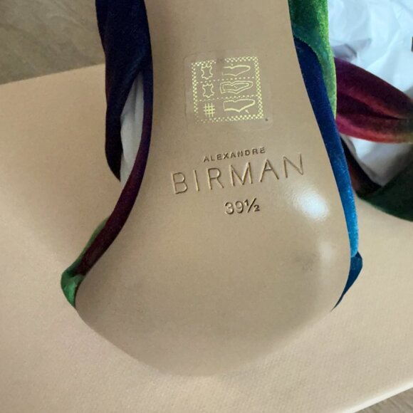 Alexandre Birman Kacey Velvet Sandal 85 – Size IT 39.5 - Picture 5 of 10